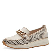 MARCO TOZZI : Slip On Shoe - Cream