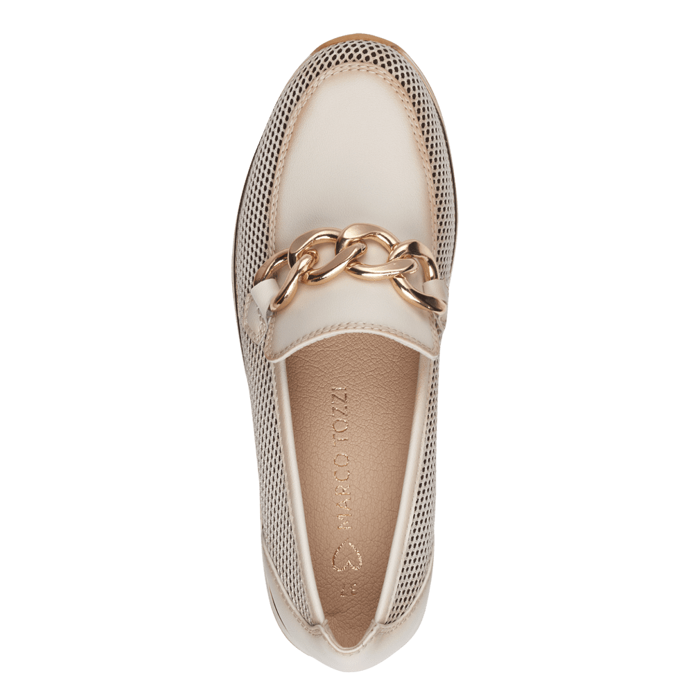 MARCO TOZZI : Slip On Shoe - Cream