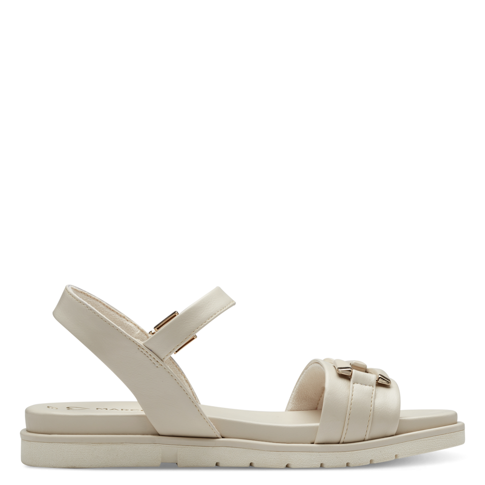 MARCO TOZZI : Strap Sandals - Cream