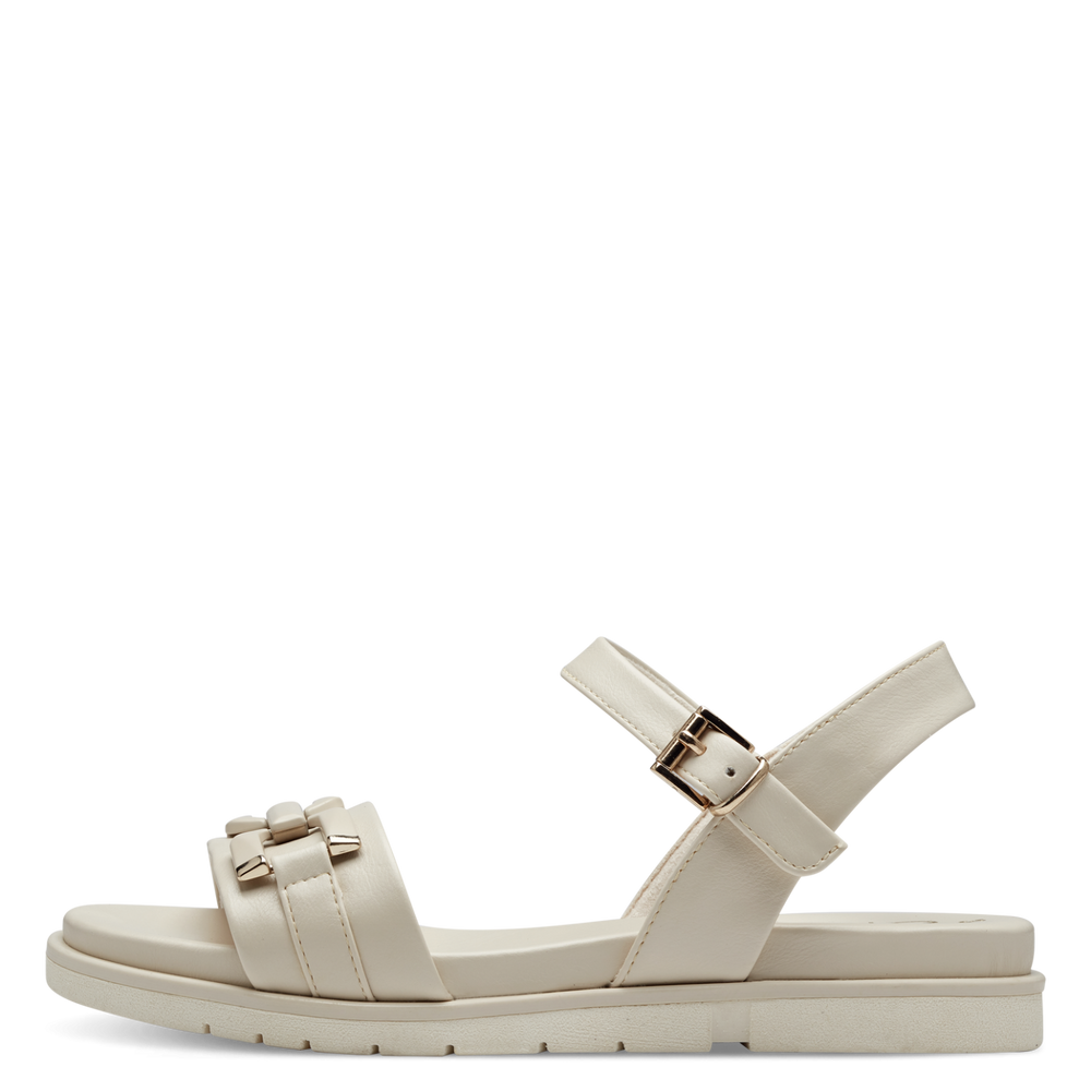 MARCO TOZZI : Strap Sandals - Cream