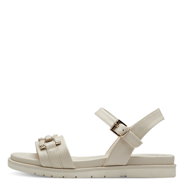 MARCO TOZZI : Strap Sandals - Cream