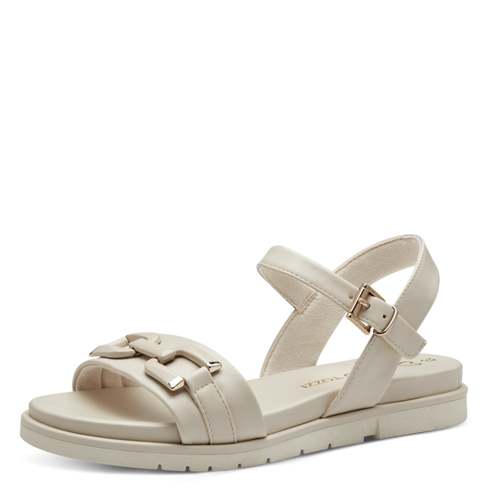 MARCO TOZZI : Strap Sandals - Cream