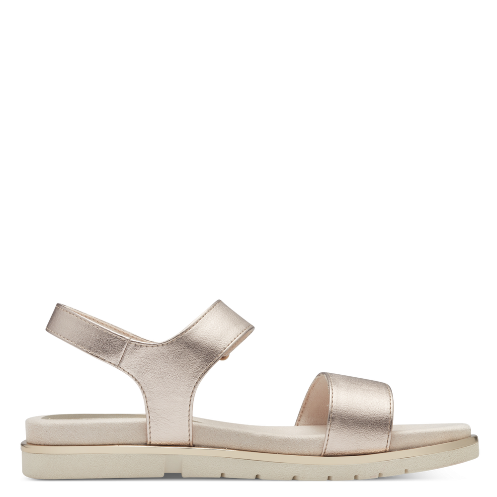 MARCO TOZZI : Strap Sandals - Platinum