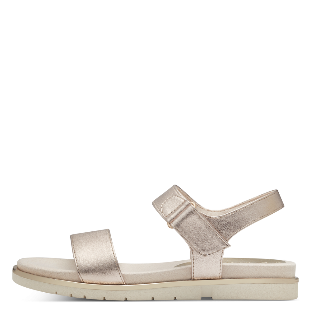 MARCO TOZZI : Strap Sandals - Platinum