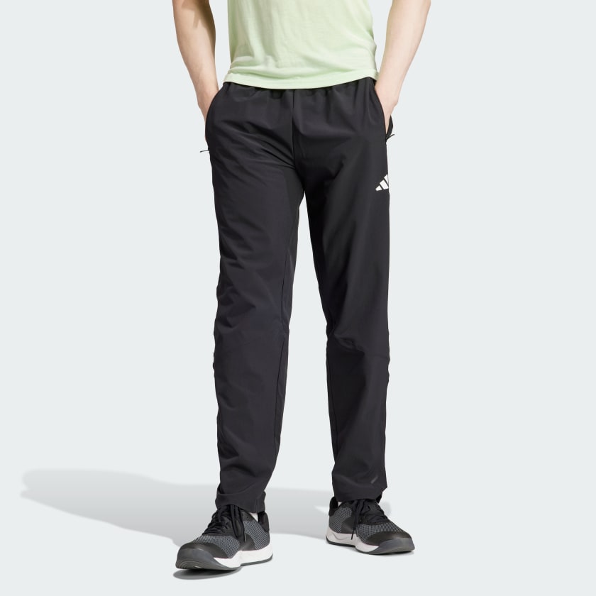 ADIDAS : Workout Pants - Black