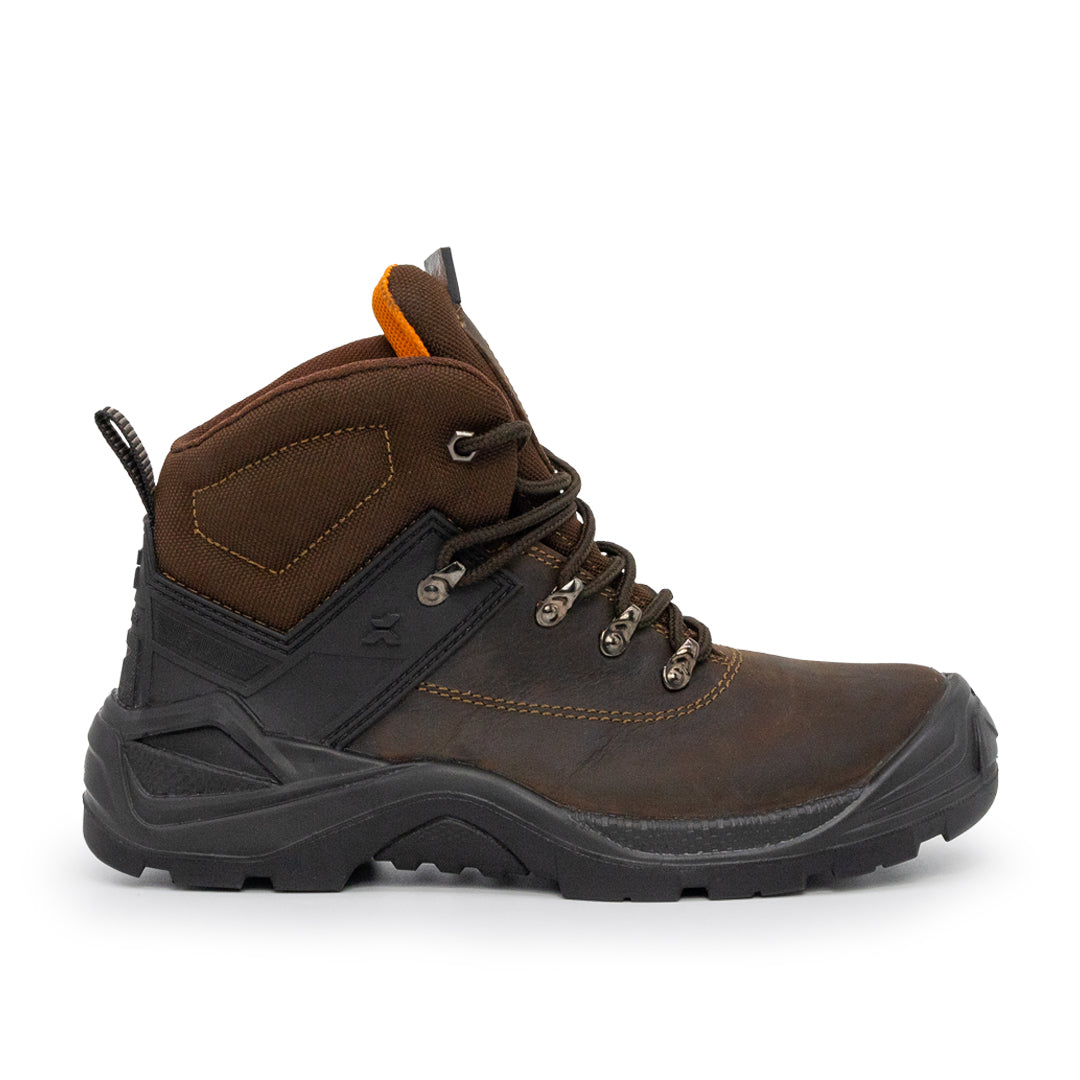 XPERT : Warrior S3 Safety Laced Boots - Brown