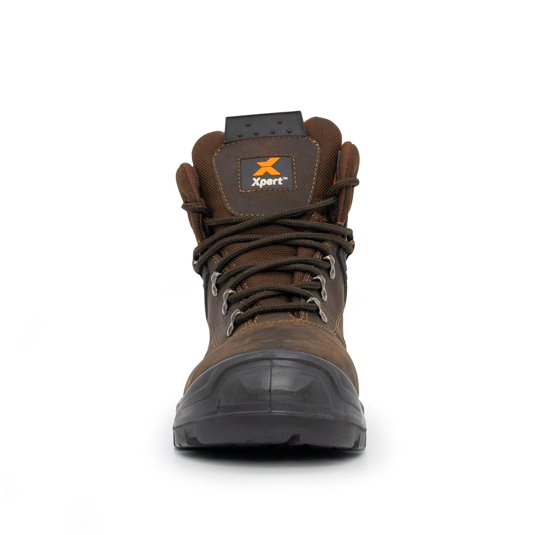 XPERT : Warrior S3 Safety Laced Boots - Brown