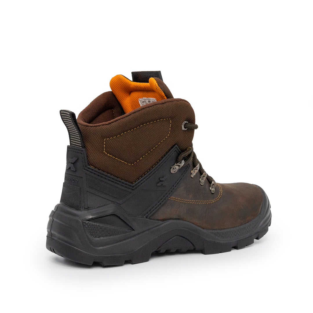 XPERT : Warrior S3 Safety Laced Boots - Brown