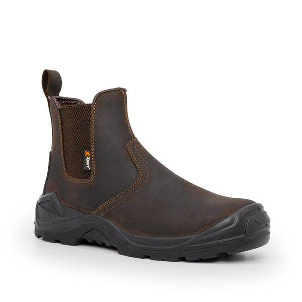 XPERT : Defiant S3 Safety Dealer Boots - Brown