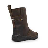 XPERT : Invincible S3 Safety Waterproof Rigger Boots - Brown