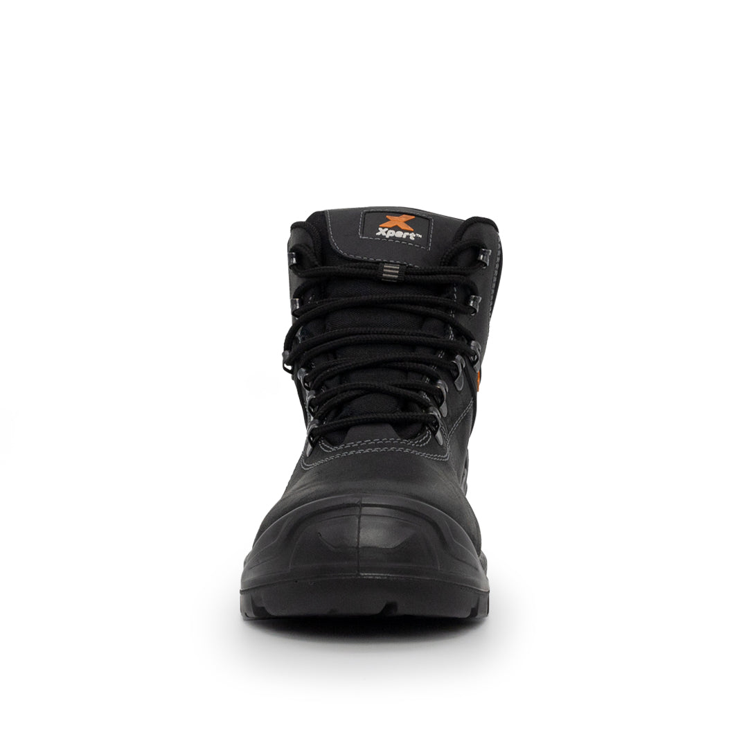 XPERT : Typhoon S3 Safety Waterproof Boots - Black