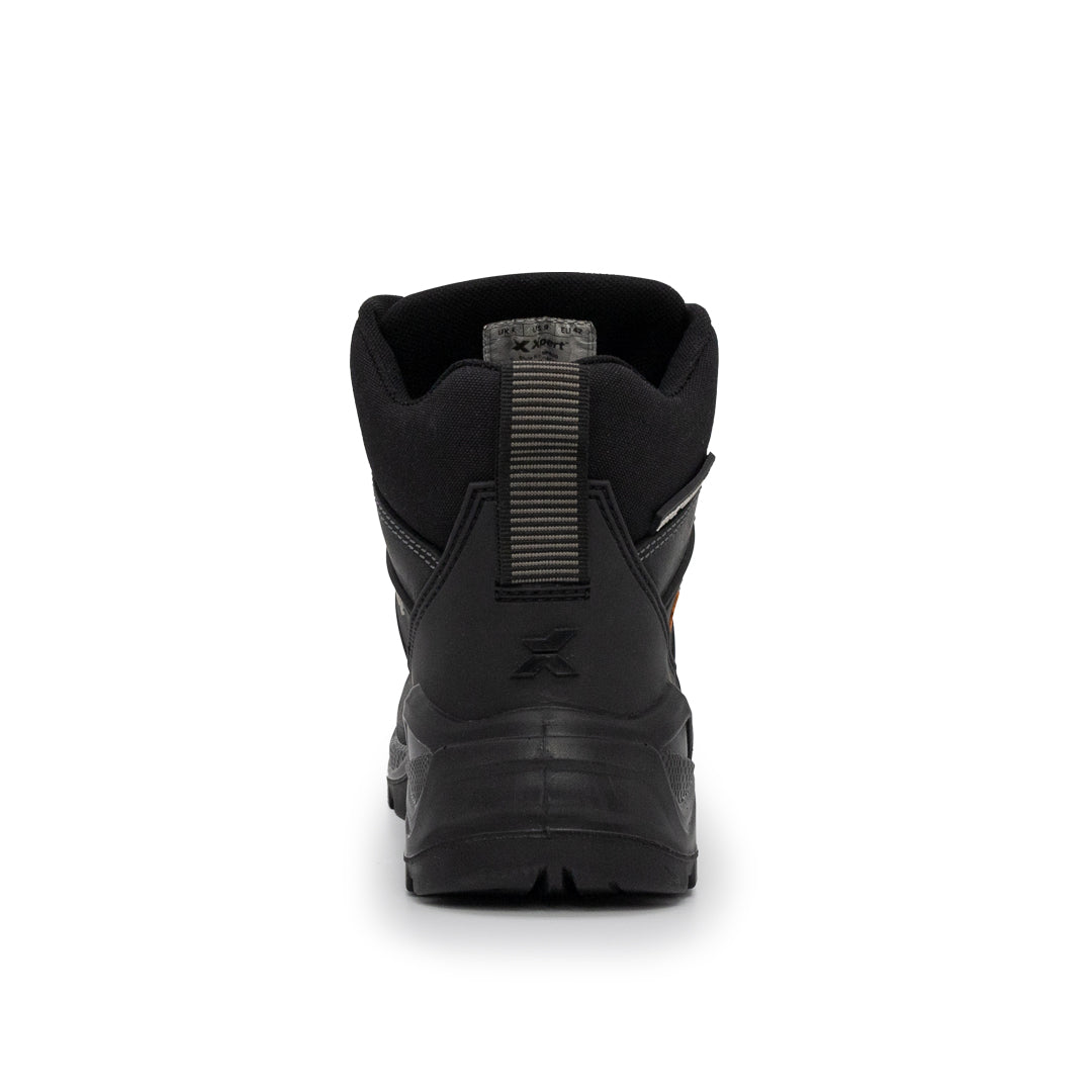 XPERT : Typhoon S3 Safety Waterproof Boots - Black