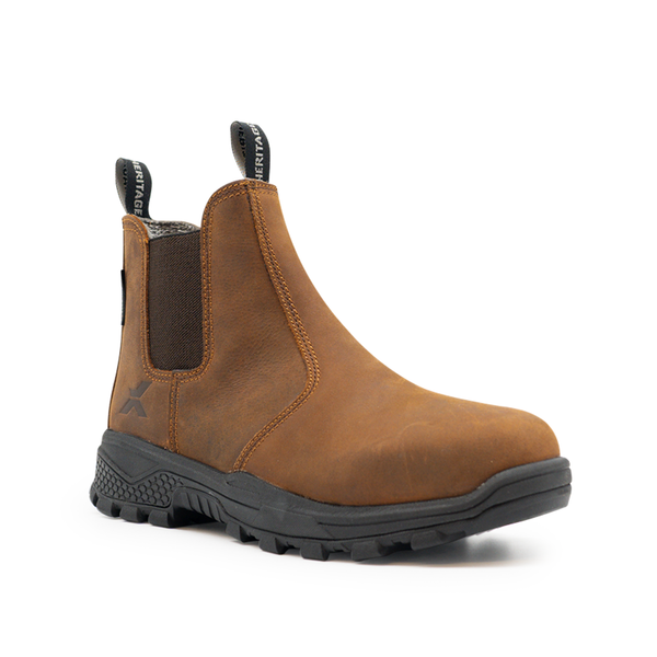 XPERT : Heritage Dealer S3 Safety Boots - Brown