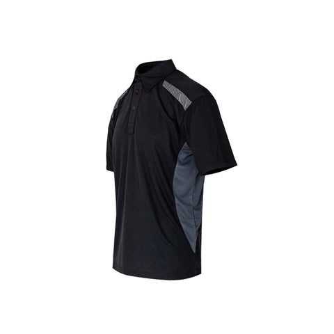 XPERT : Xpert Pro Stretch Polo Shirt - Black/Grey