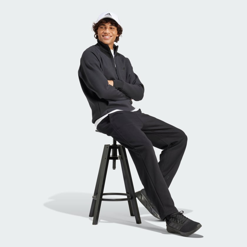 ADIDAS : Z.N.E. Half-Zip Sweatshirt - Black