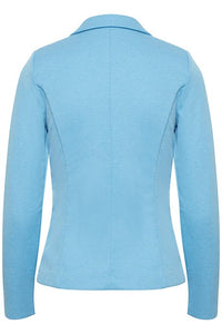 ICHI : Kate Pique Blazer - Sky Blue