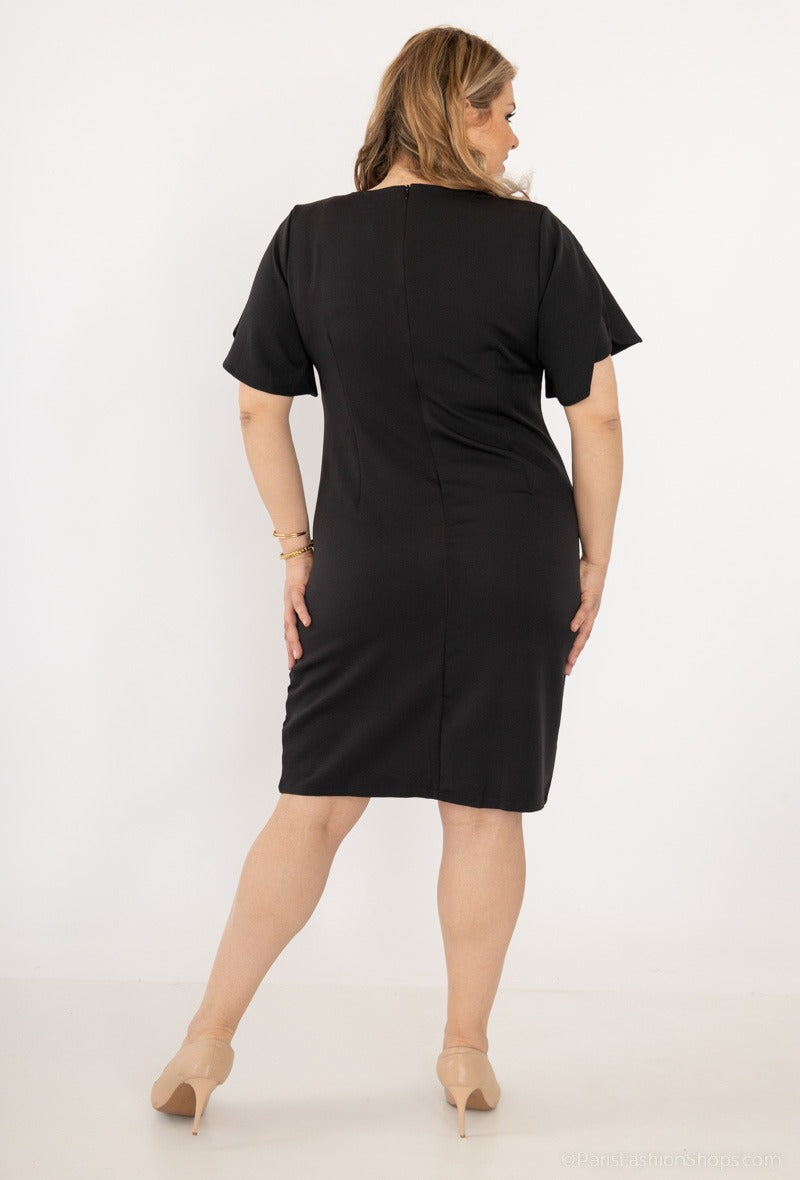 COPE CLOTHING : Curve Collection Ruffle Dress