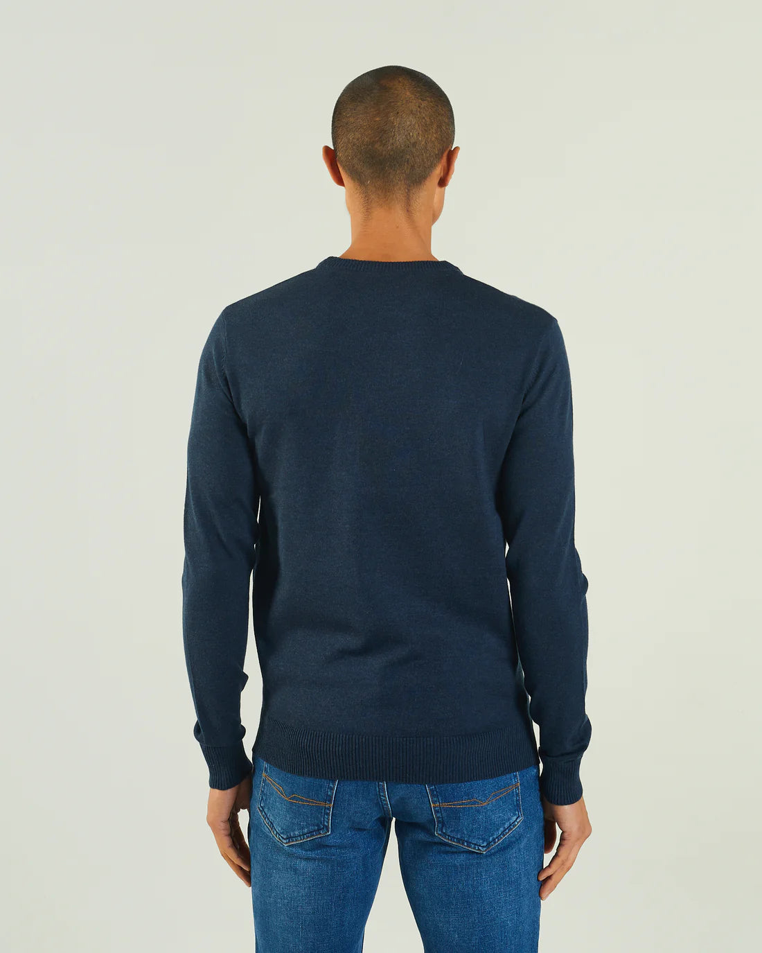 DIESEL : Dylan Round Neck Jumper - Navy