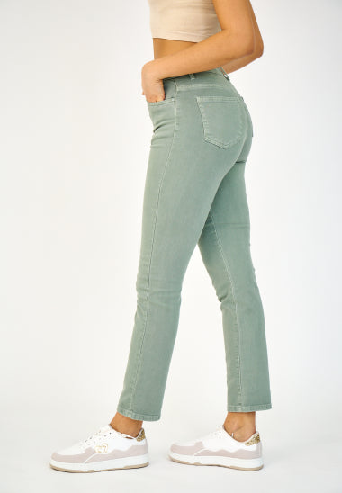 COPE CLOTHING : Straight Leg Jean- Sage