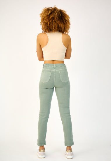 COPE CLOTHING : Straight Leg Jean- Sage