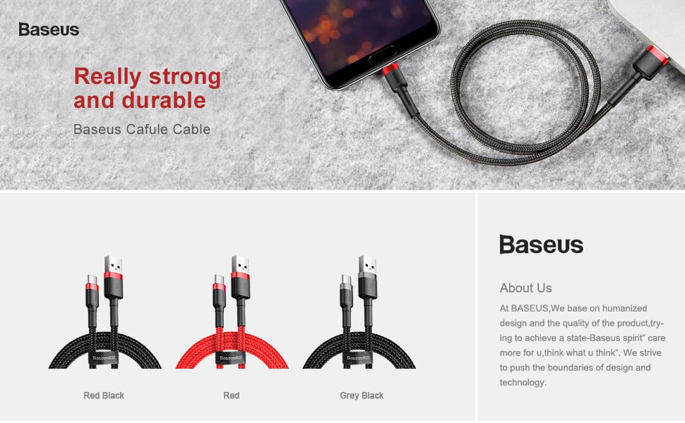 Baseus Type-C 3M USB cable