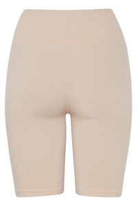 FRANSA Lessa Slim Fit Biker Shorts - Nude