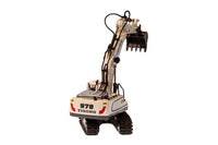 s-idee®white RC excavator with metal components 1:24 white