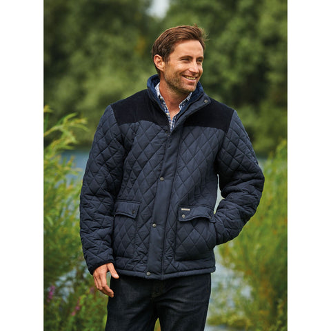 COUNTRY ESTATE Men's Lewis Quilted Jacket - Navy