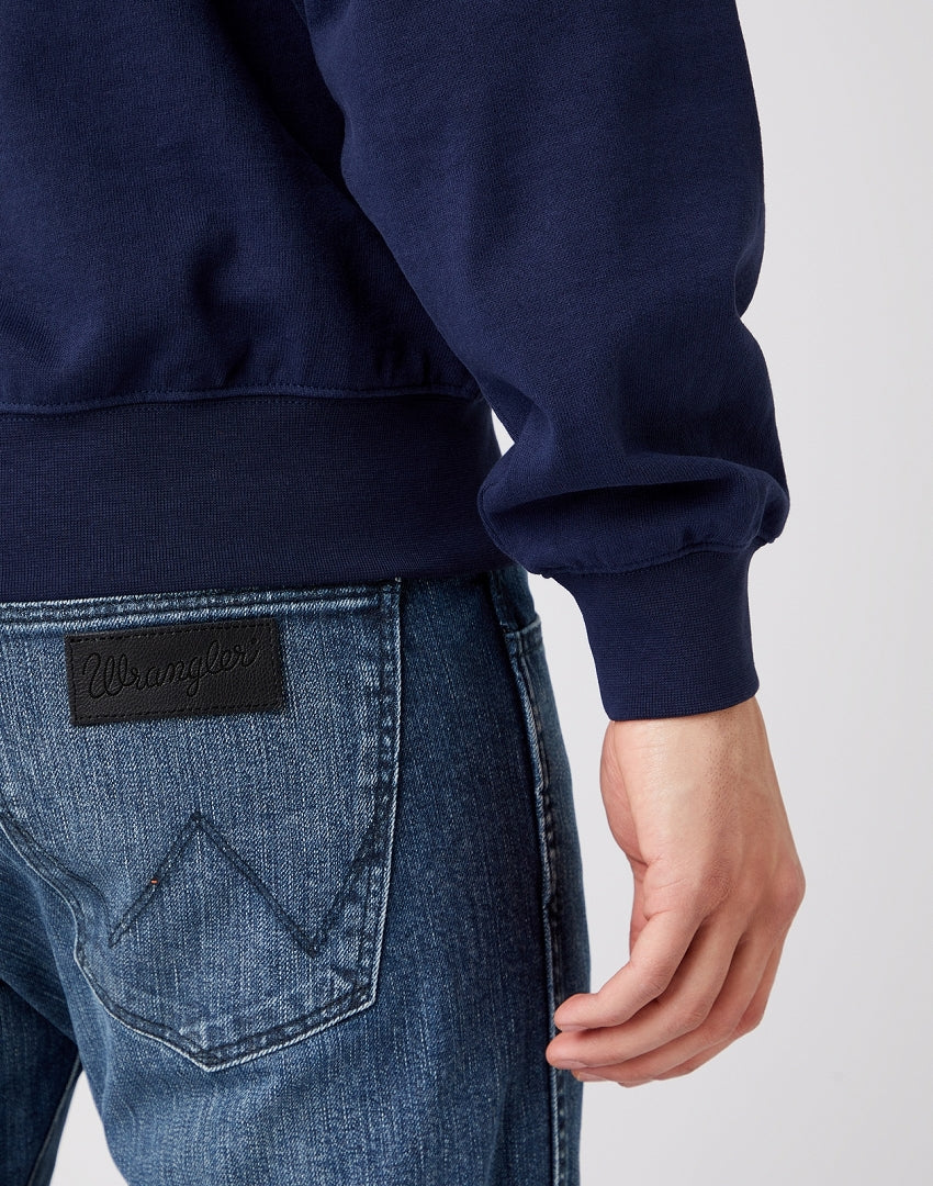 WRANGLER Crew Neck Sweatshirt - Navy