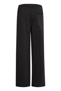 ICHI Kate Wide Leg Trousers - Black