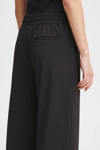 ICHI Kate Wide Leg Trousers - Black