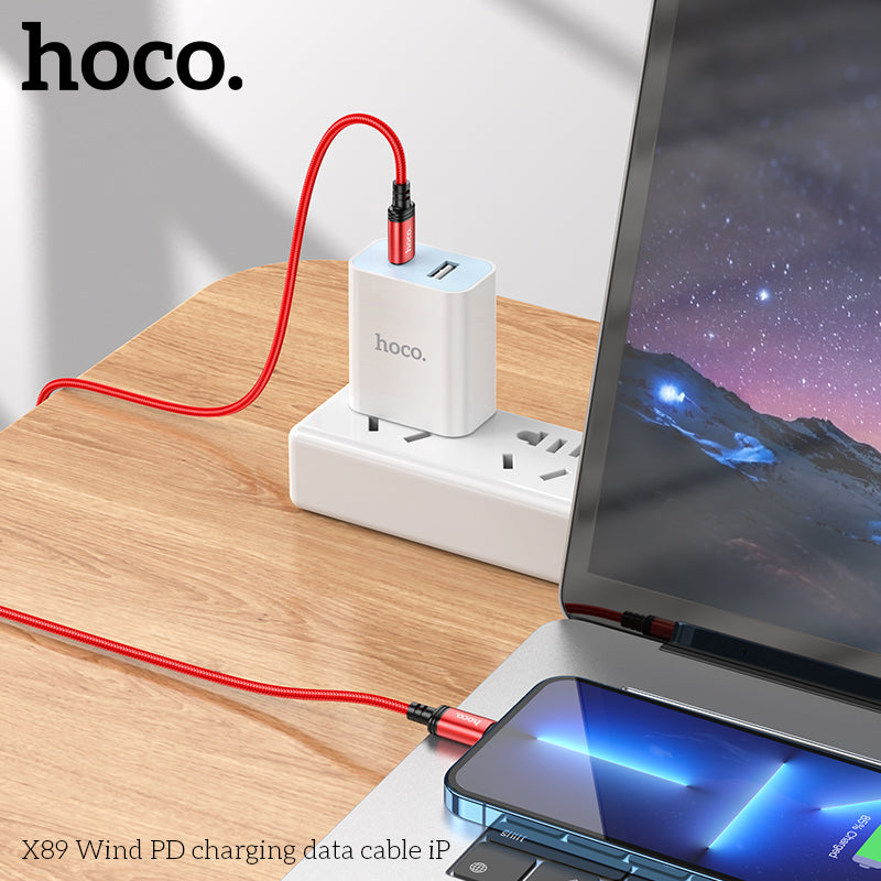 Hoco X89 Type-C to IP charging cable