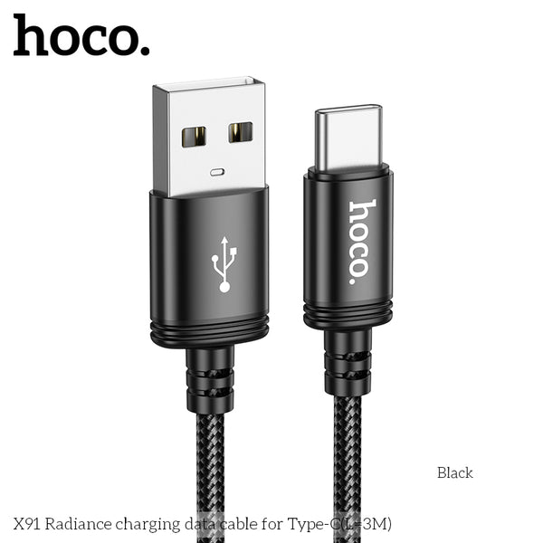 Hoco Radiance X91 charging cable for Type-C 3M