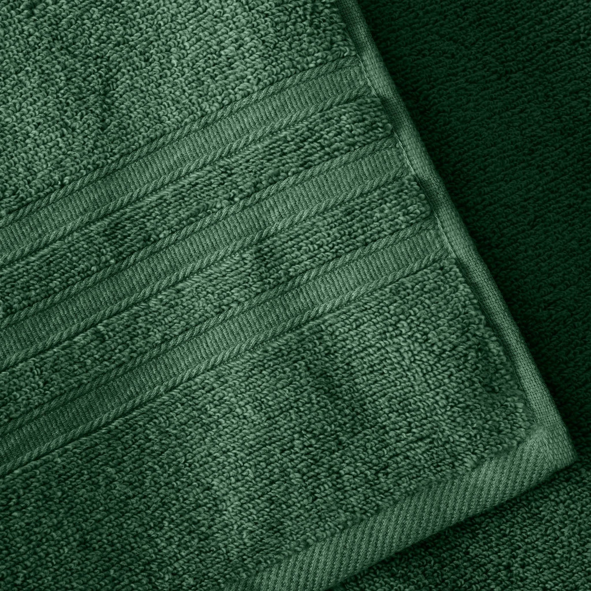 CATHERINE LANSFIELD : Zero Twist Cotton Towel - Dark Green (Available in 3 Sizes)