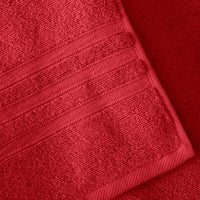 CATHERINE LANSFIELD : Zero Twist Cotton Towel - Red (Available in 3 Sizes)