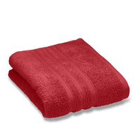 CATHERINE LANSFIELD : Zero Twist Cotton Towel - Red (Available in 3 Sizes)