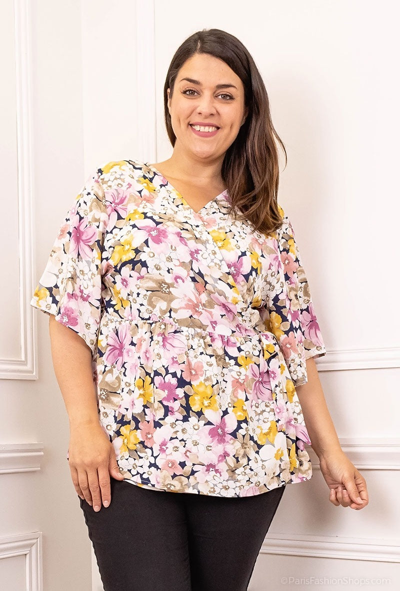 COPE CLOTHING : Curve Collection Wrap Top