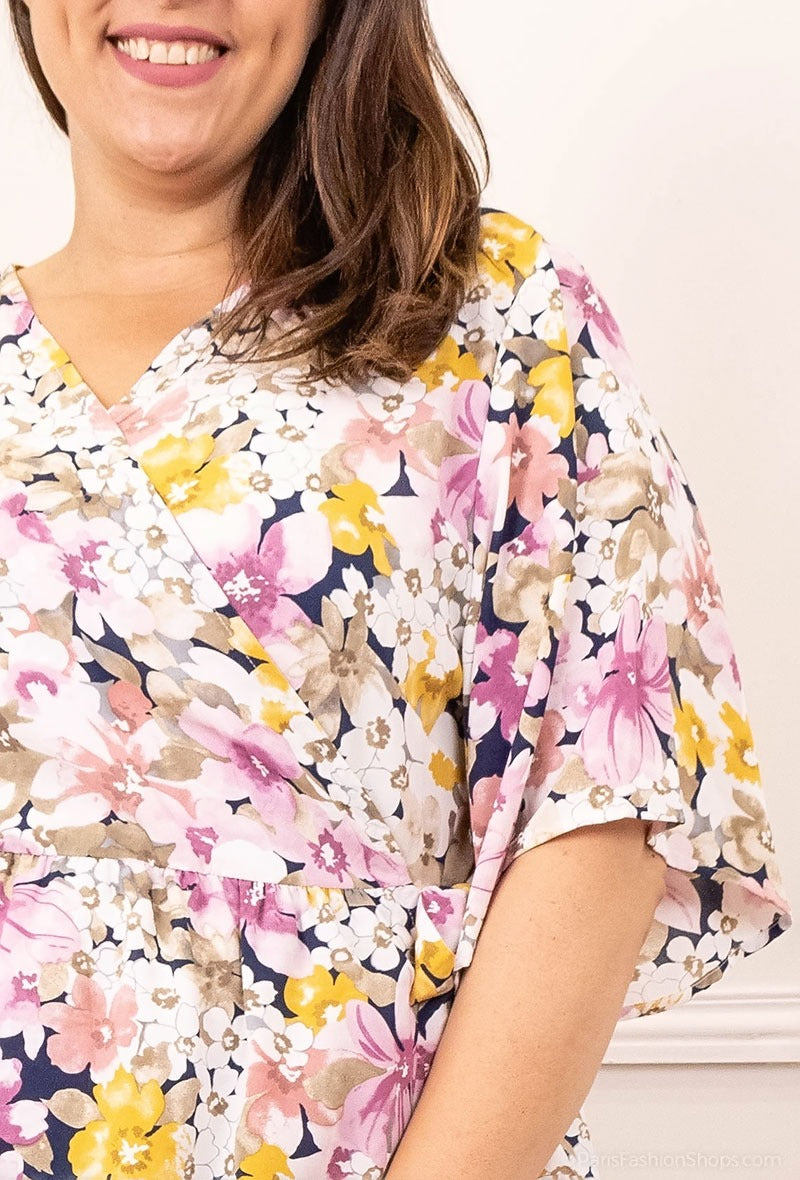 COPE CLOTHING : Curve Collection Wrap Top