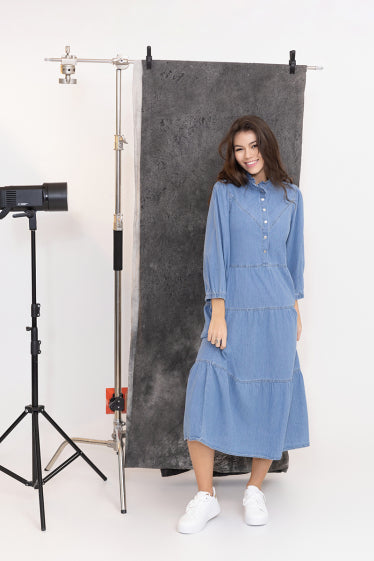 COPE CLOTHING : Denim Dress