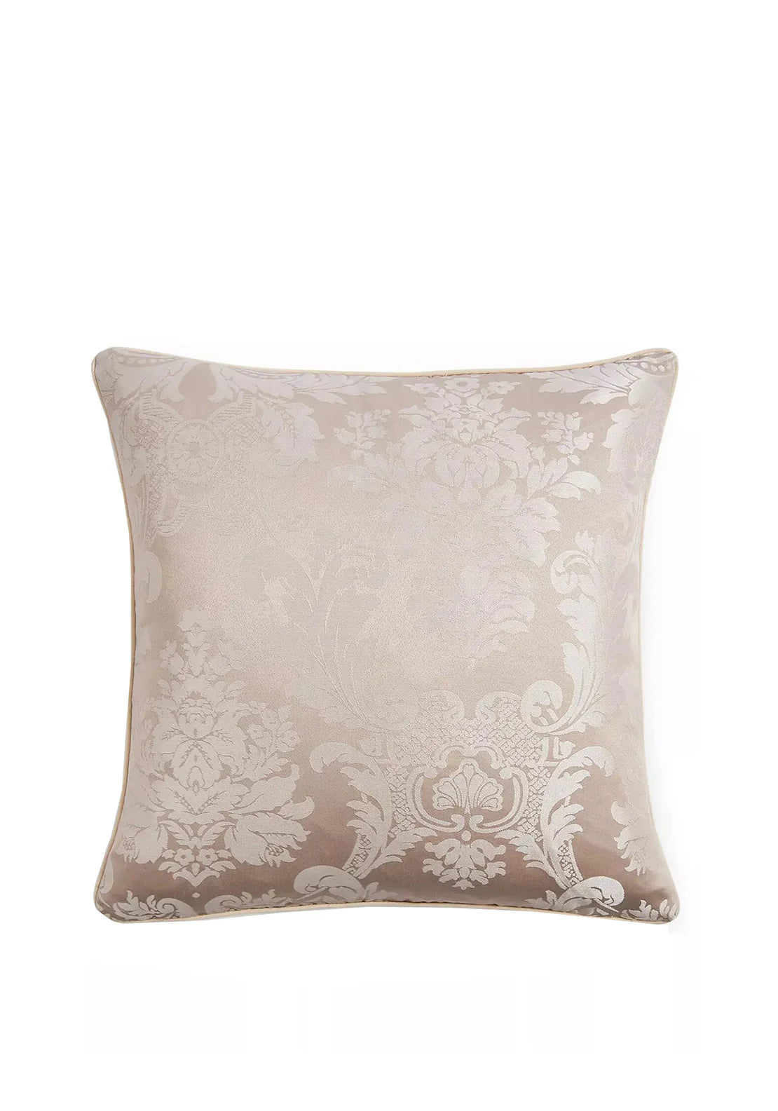 CATHERINE LANSFIELD Classic Damask Cushion - Champagne