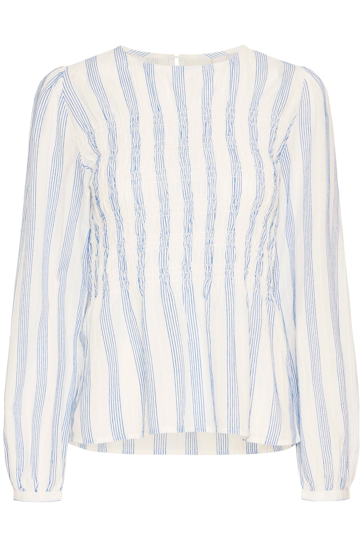 ICHI Rebekka Striped Blouse - Blue