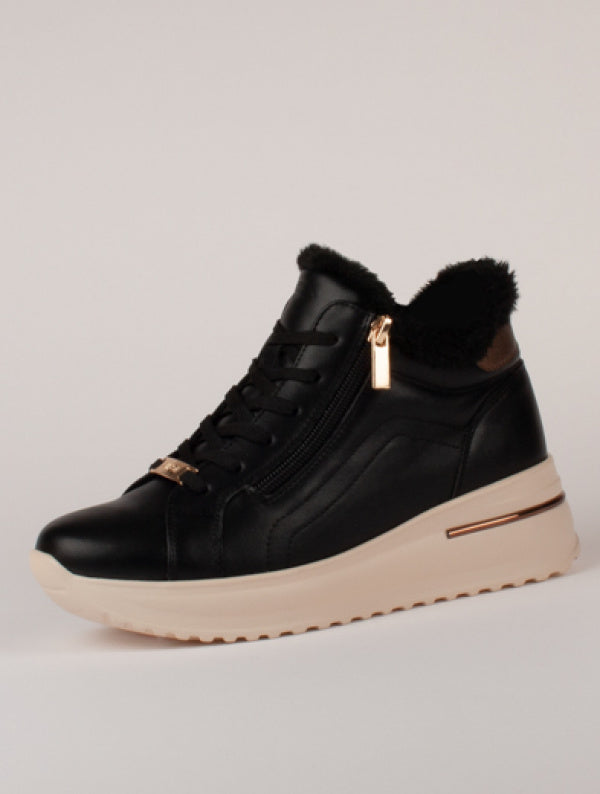 LLOYD & PRYCE By Tommy Bowe Women's Constable Wedge Trainer - Black