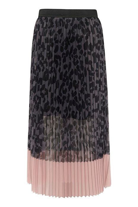 CULTURE : Chancy Leopard Print Skirt