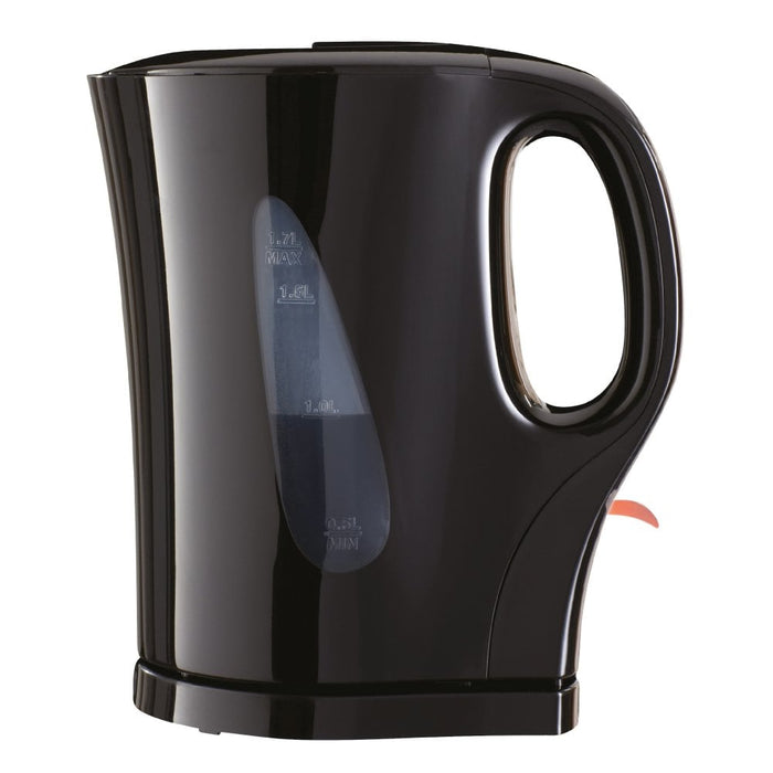 DAEWOO Essentials Plastic Kettle 1.7L - Black