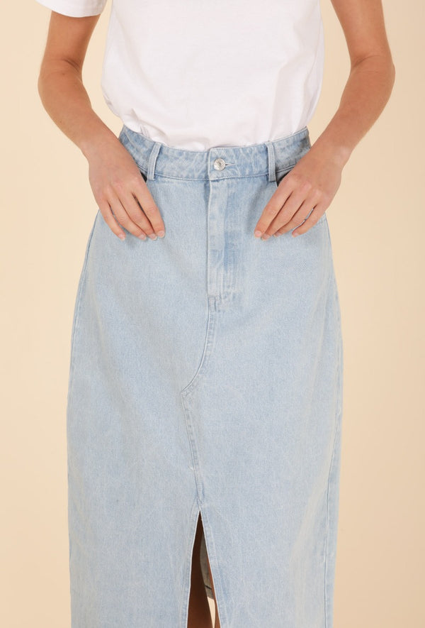 COPE CLOTHING : Maxi Denim Skirt