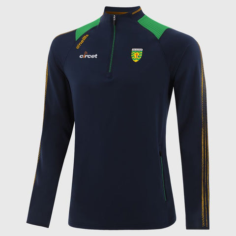 O'NEILLS Kids' Donegal GAA Dynamo Brushed Half Zip Top - Navy