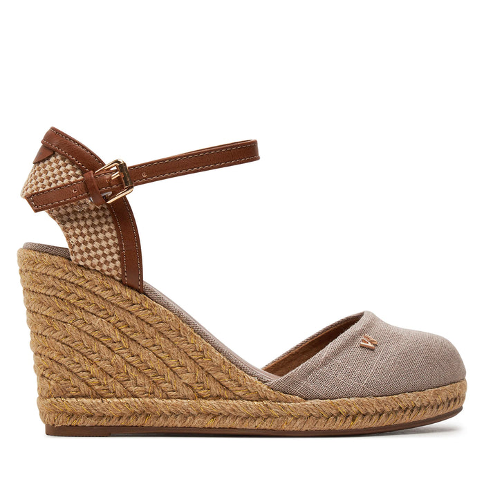 WRANGLER : Brava Wedge Sandal - Taupe