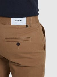 FARAH Elm Slim Fit Men's Chinos - Beige