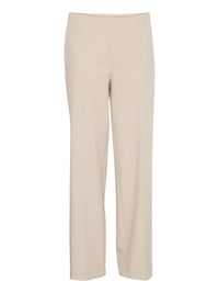 FRANSA Abigail Wide Leg Trousers - Natural