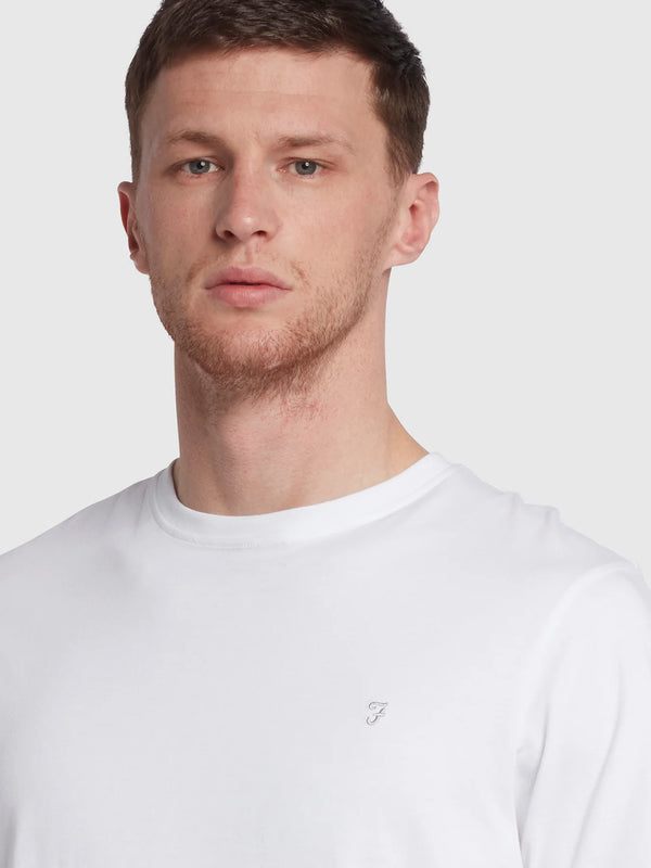 FARAH : Eddie T-Shirt - White